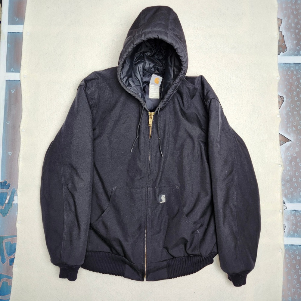 Carhartt J133 Arctic Quilt Lined Yukon Extremes Active Jacket 2003 Size XL Black